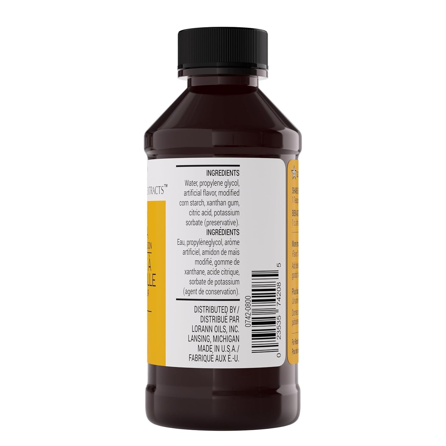 LorAnn Butter Vanilla Bakery Emulsion, 4 oz – Intense Butter Vanilla Flavor E…