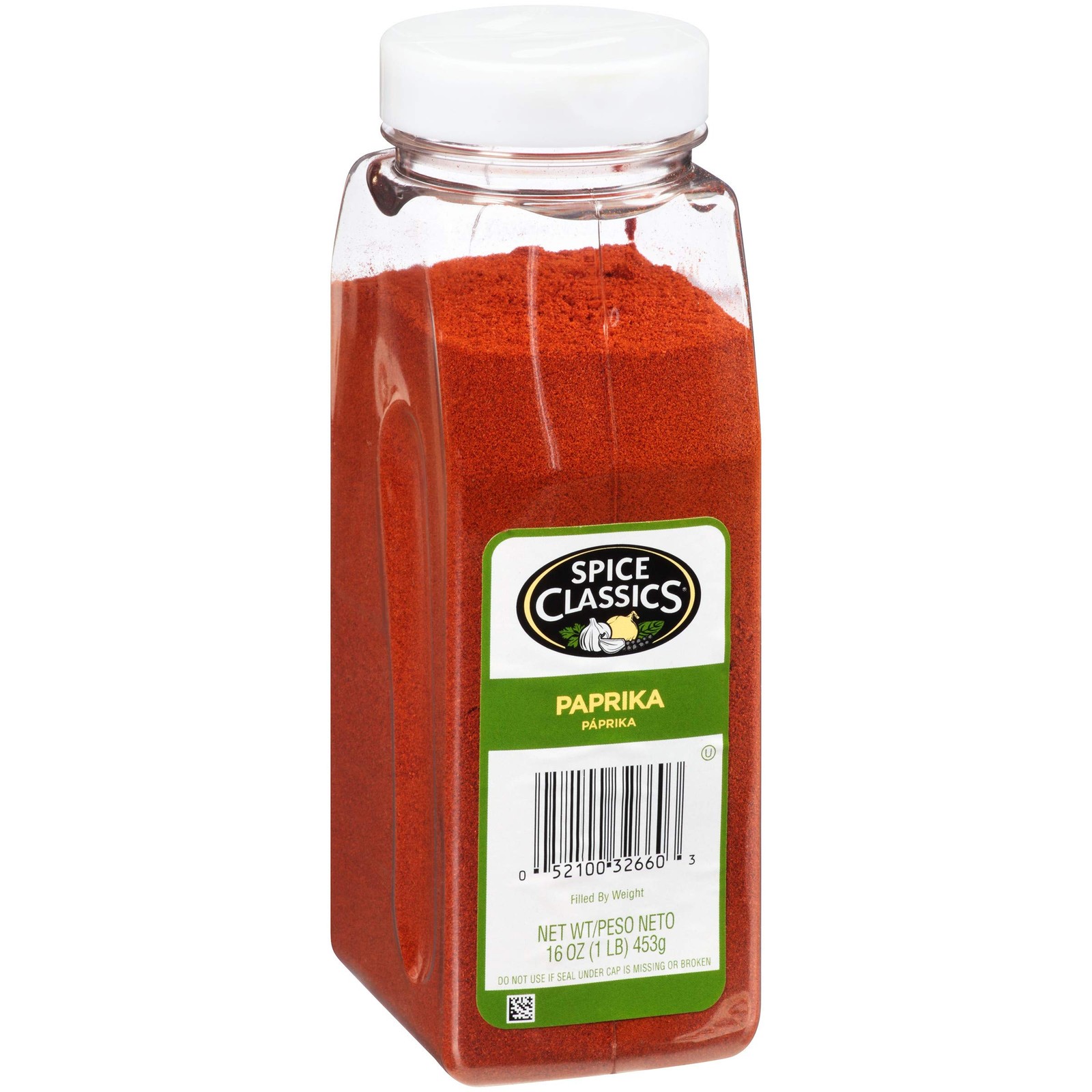 Spice Classics Paprika, 16 oz – One 16 1 Pound (Pack of 1), Paprika 16 Oz