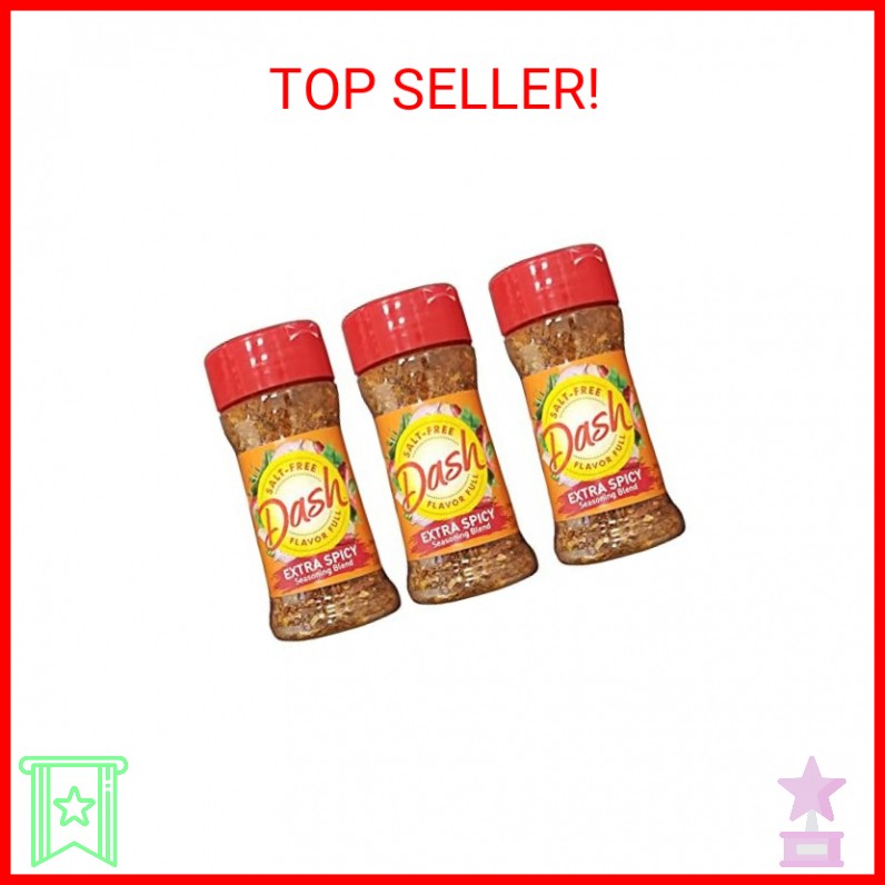 Mrs. Dash “Extra Spicy”, Salt-Free Seasoning Blend Shaker 2.5 Oz (Pack of 3)