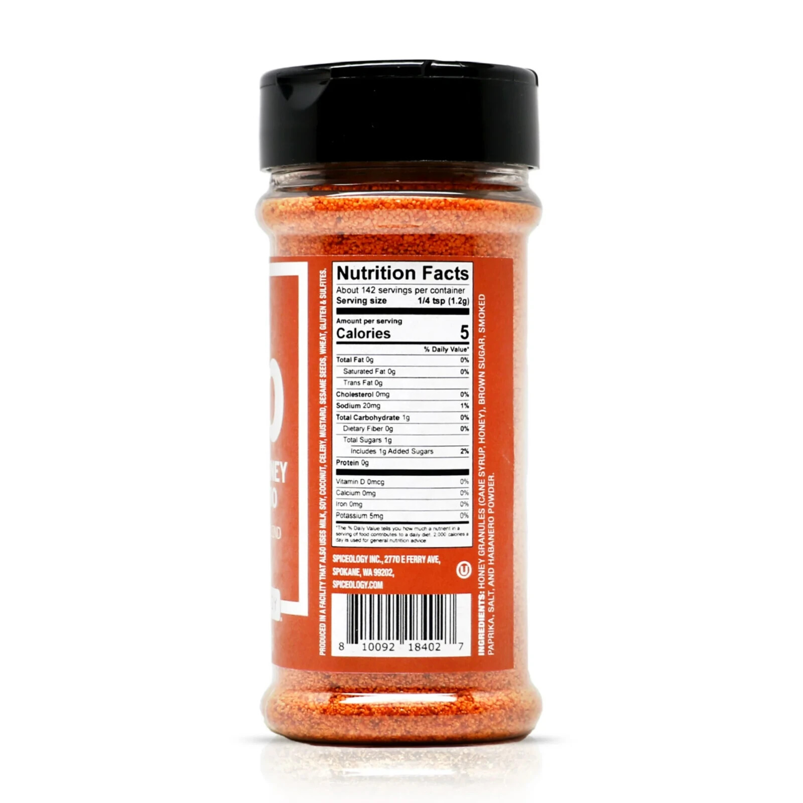 Spiceology Smoky Honey Habanero BBQ Seasoning Blend Sweet & Spicy 6 oz