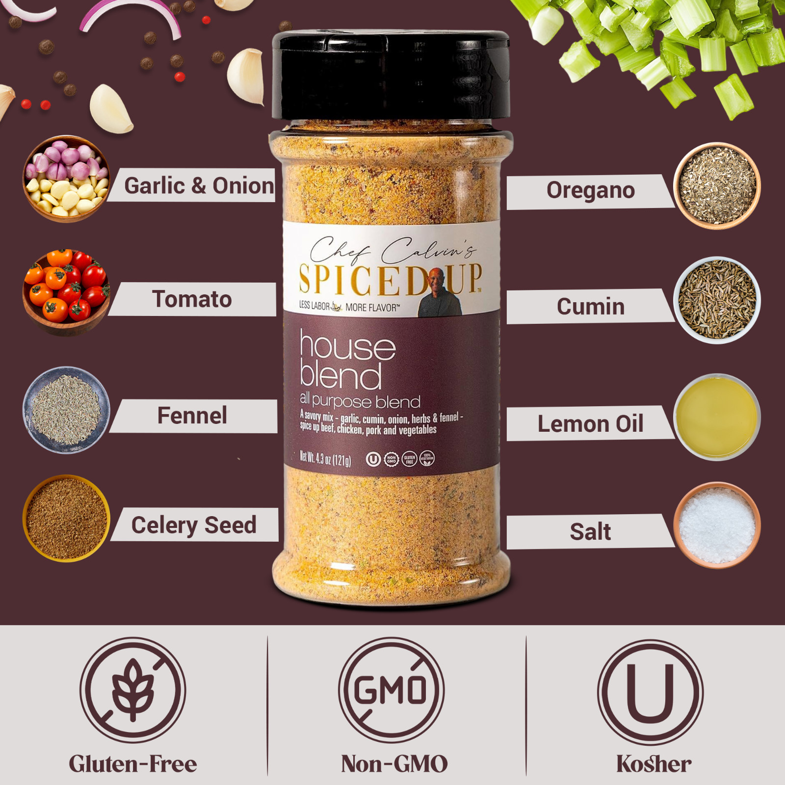 House Blend All Purpose & Mama Clara Latin Seasoning for Beans & Soups – Kosher