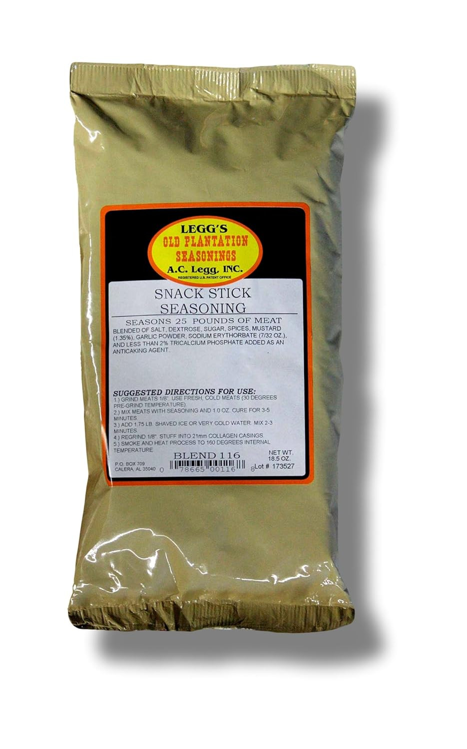 INC Snack Stick Seasoning (Seasons 25 Lbs)