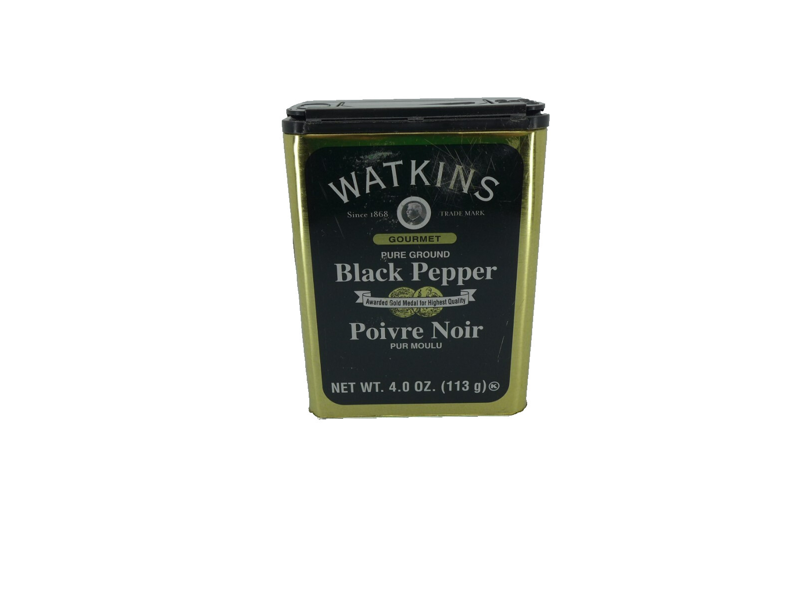 Watkins Gourmet Pure Ground Black Pepper 4 Oz