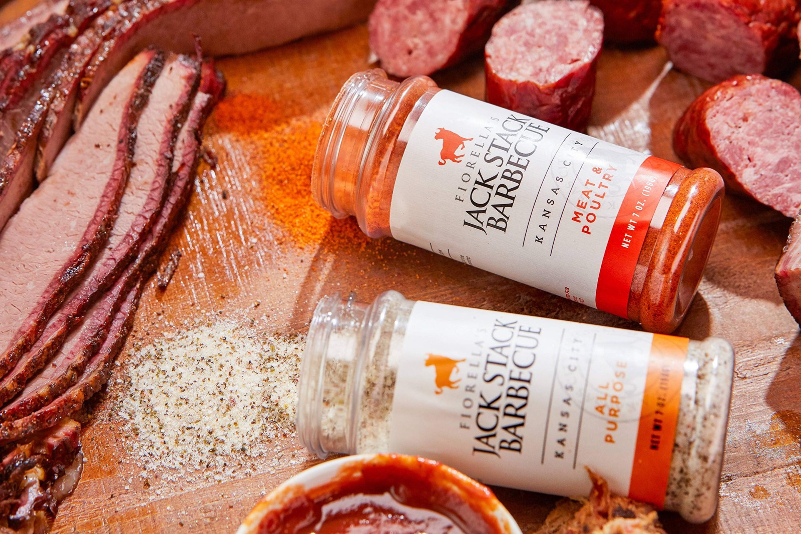 All Purpose BBQ Dry Rub Seasoning Kansas City Spice 2 Pack 7 oz Each