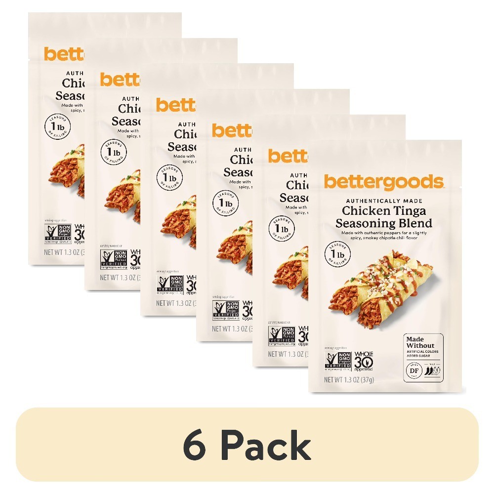 Spicy Chipotle Chicken Tinga Seasoning Mix 6 Pack 1.3 oz Each