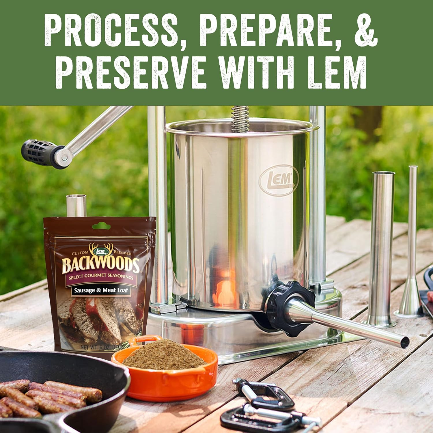 LEM Products Backwoods Sausage and Meatloaf Seasoning