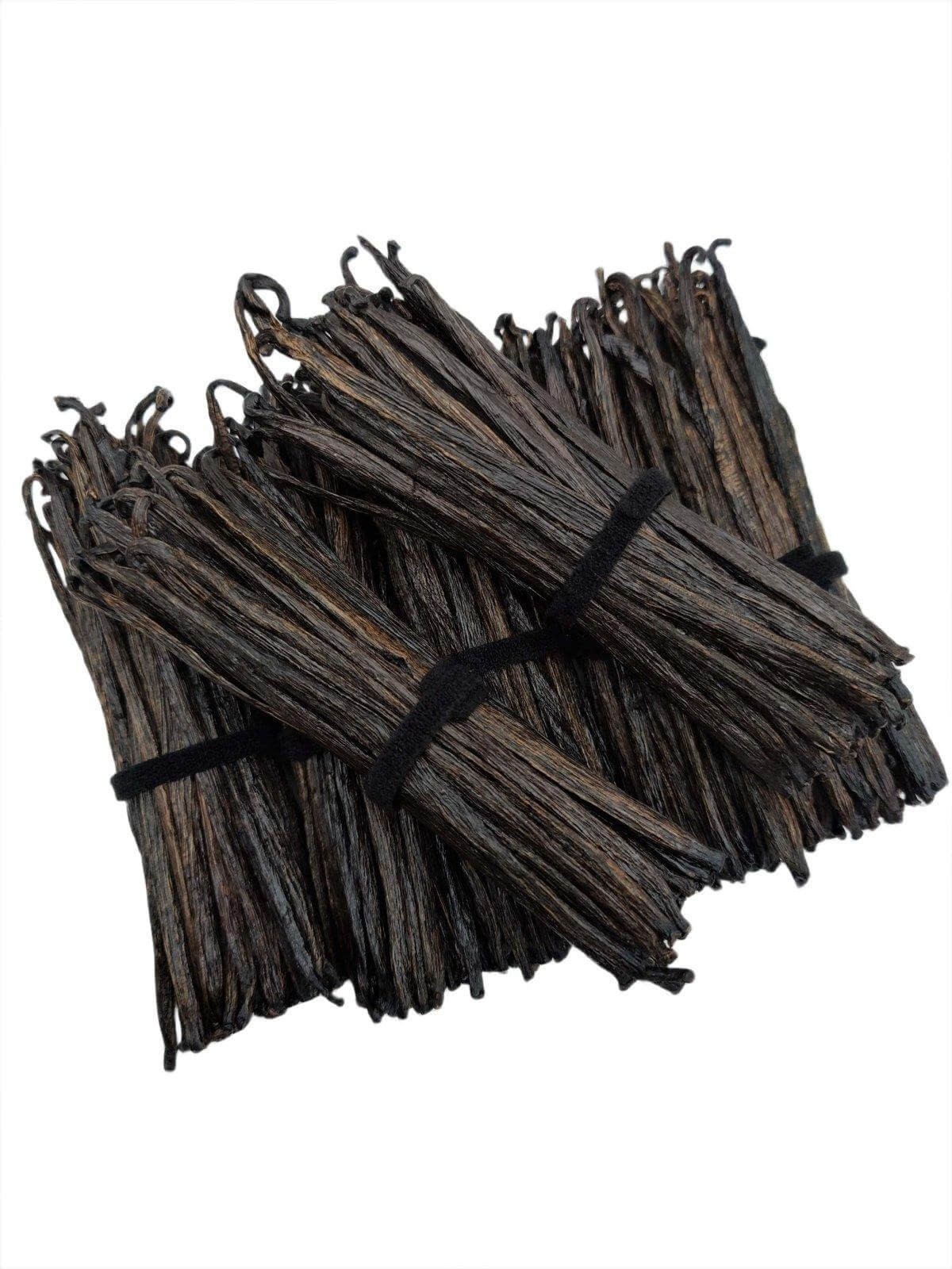 Grade B Tahitian Vanilla Beans 4–8″ Premium Extract Floral & Cherry – By Count