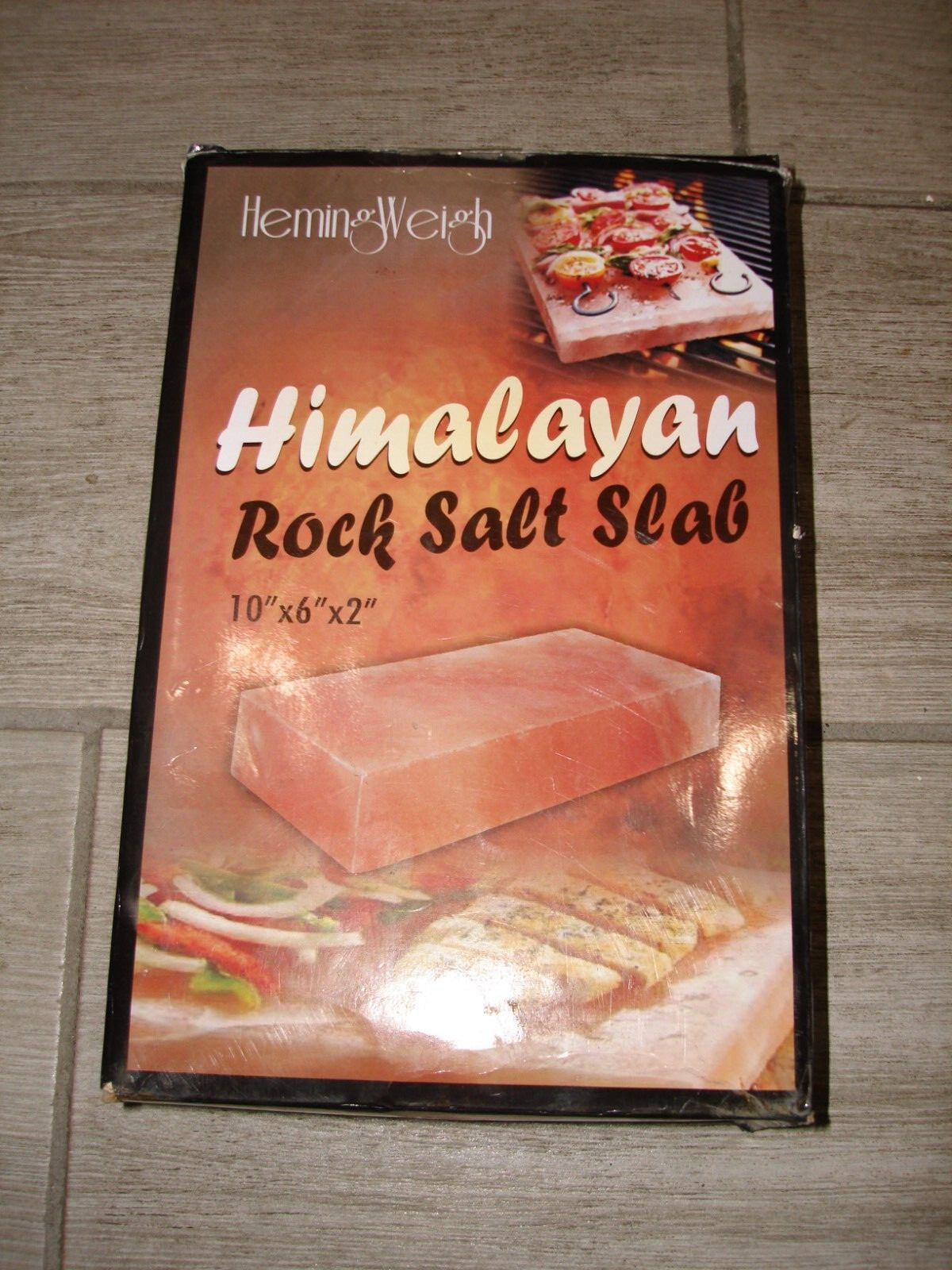 NEW Himalayan Salt Block Cooking Plate Salt Slab and Grilling Stone 10″X 6″X 2″
