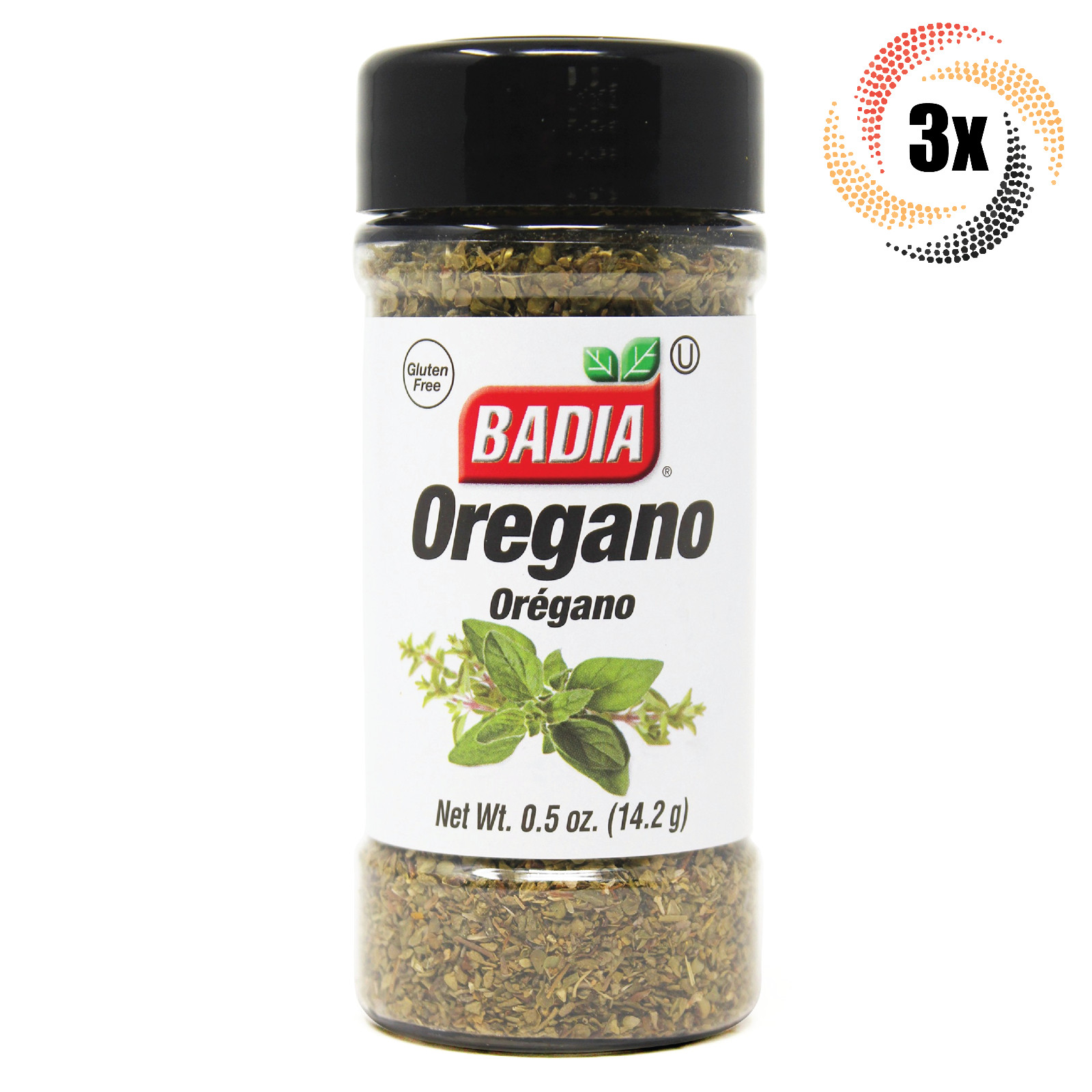 3x Shakers Badia Oregano Seasoning | .5oz | Gluten Free! | Fast Shipping!