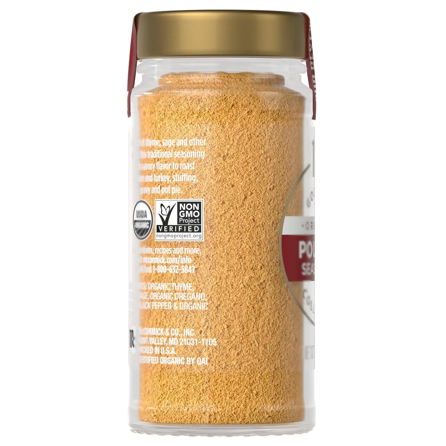 0.87 oz Organic Poultry Seasoning – Kosher, Non-GMO Herbs for Meal Perfection
