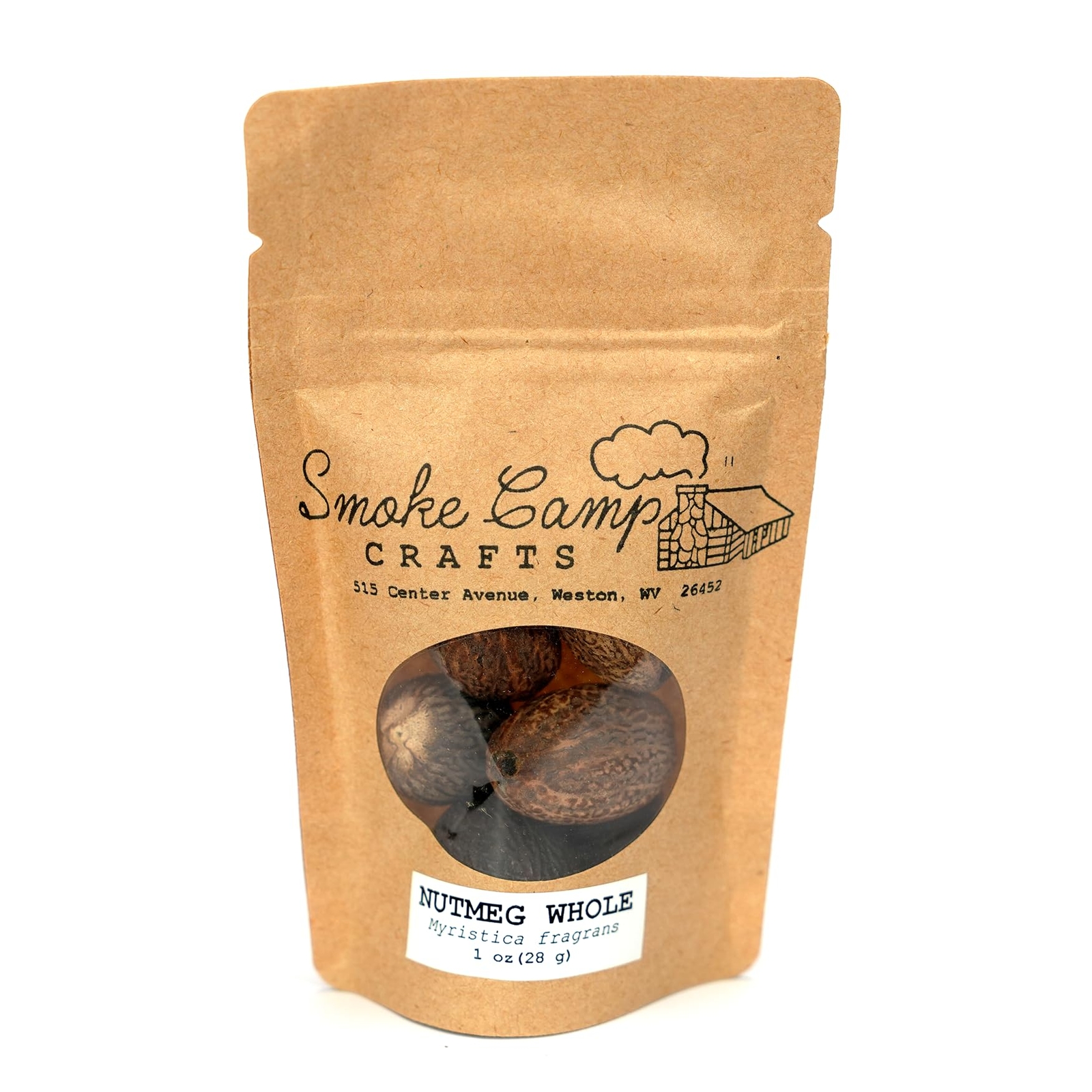 Nutmeg (Whole), Myristica fragrans, 1 oz Dried Herb