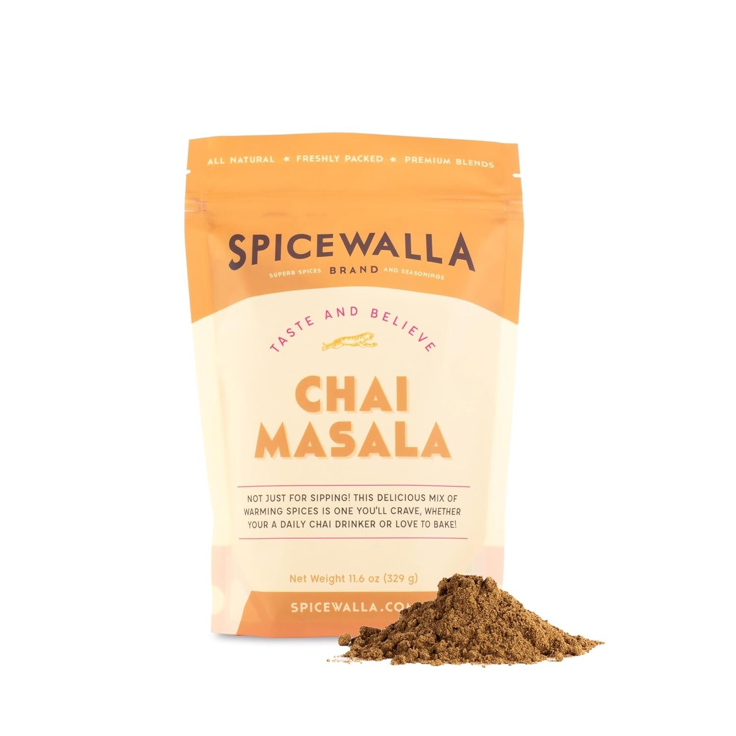 Indian Street-Inspired Masala Chai Spice Mix – Fresh Small-Batch Blend, 11.6 Oz