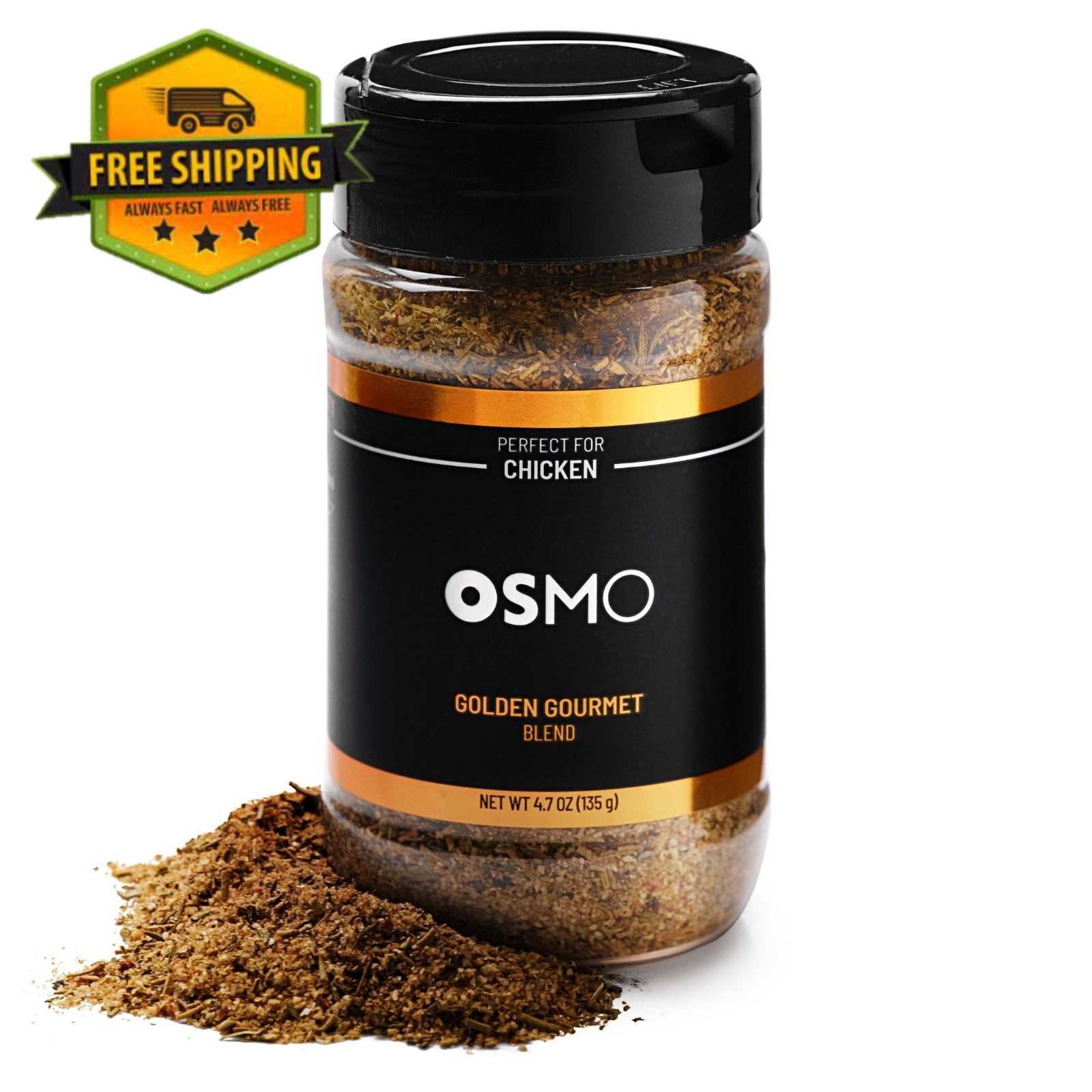 Osmo Golden Gourmet Chicken Seasoning Blend, Michelin-Star Inspired, 4.7 oz