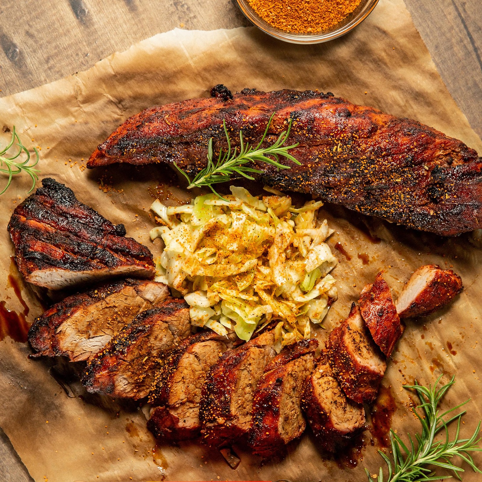 Fire & Smoke Society Sweet Preacher BBQ Rub Pork Seasoning for Smoking Grilling