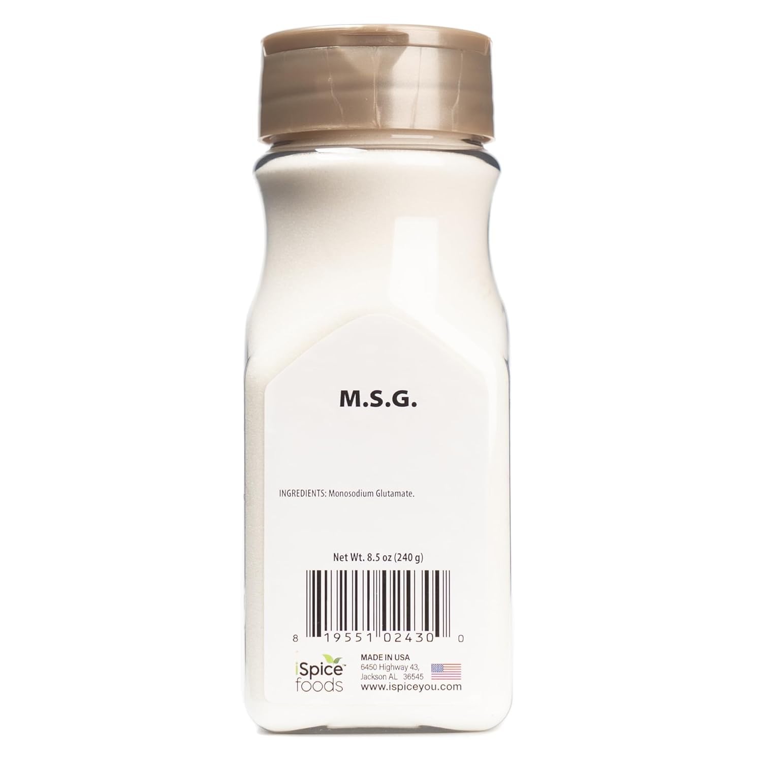 MSG Seasoning, Flavour Enhancer MSG Powder,8.5Oz (240G)
