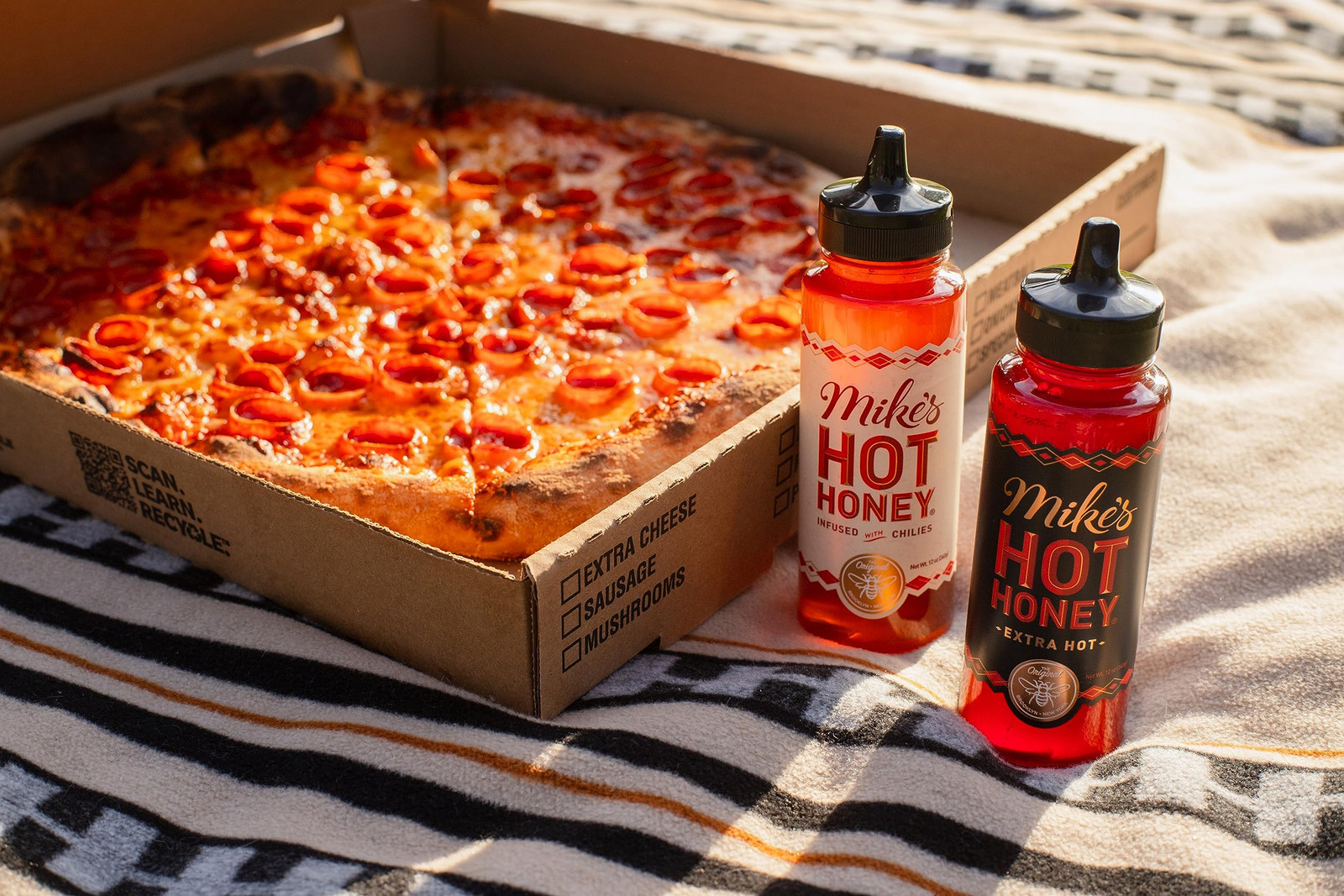 Mike’s Hot Honey 10 Ounce Sweet Heat Honey Infused with Chili Peppers