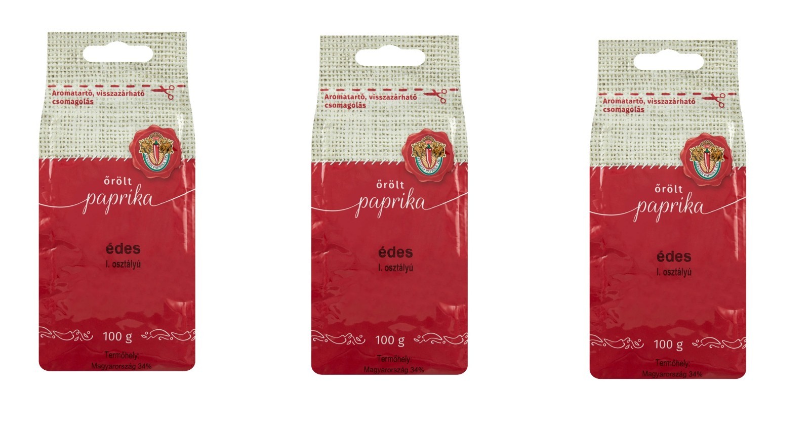 (Pack of 3) SZEGEDI SWEET HUNGARIAN PAPRIKA POWDER 100GR 3X100GR INCL.DUTY