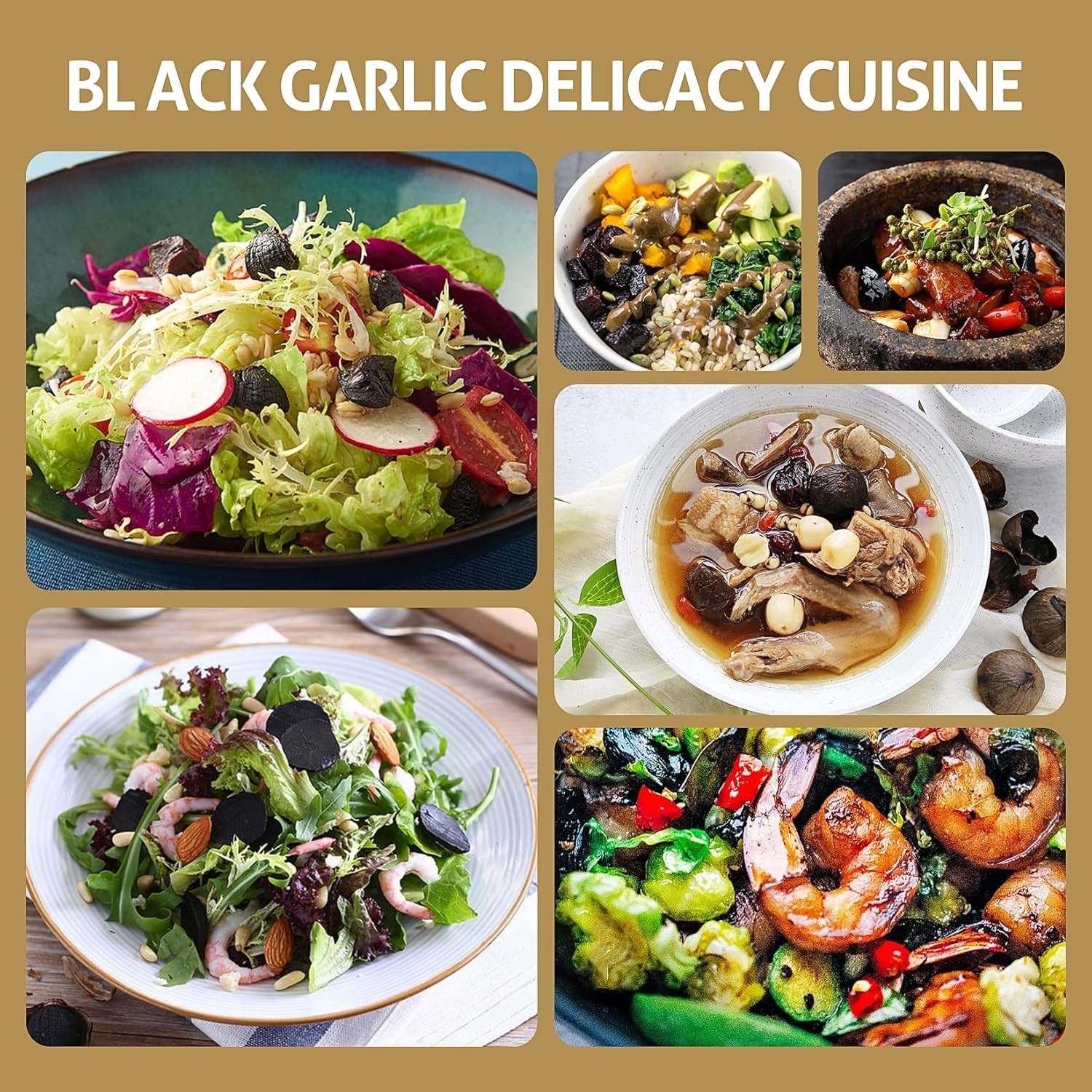 Black Garlic 130g Whole Black Garlic Aged for Full 90 Days Black Garlic Jar