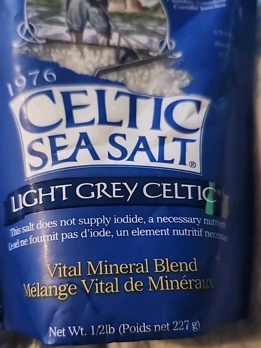 Light Grey Celtic Sea Salt – Resealable Bag – Additive-Free