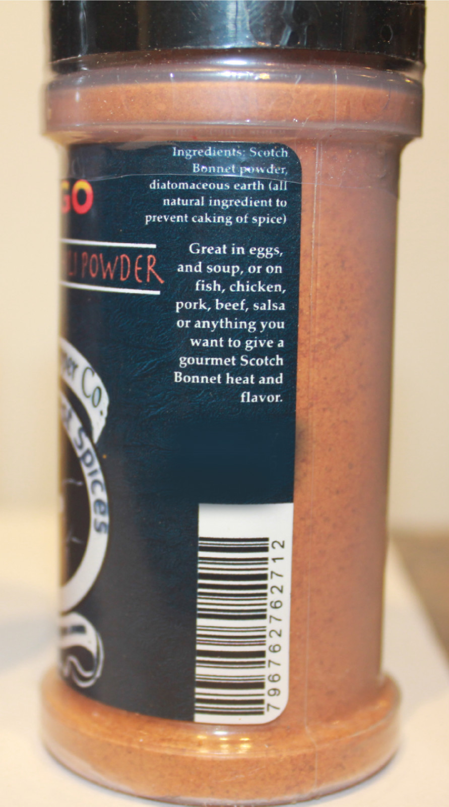 Chili Pepper Powder Gift Set Dried Scotch Bonnet Hot Spice Seasoning 2 x 1.5 oz
