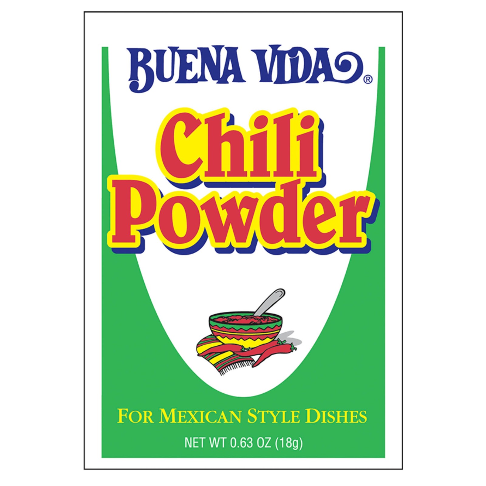 Chili Powder, 0.63 Ounce Packet (Pack of 12)
