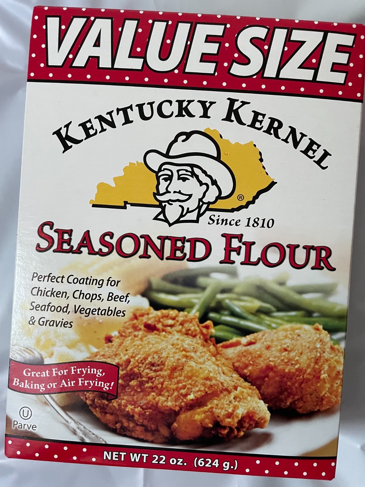 5-Pack Kentucky Kernel Original Seasoned Flour Coating Mix, Size 22 oz Boxes