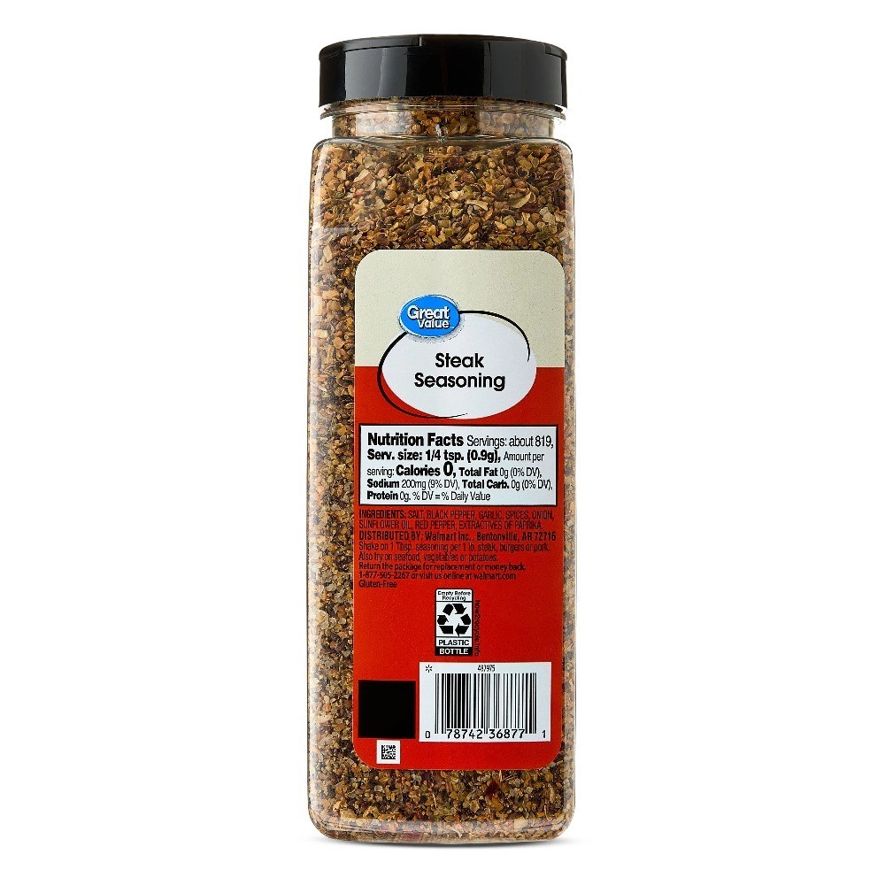 Premium Steak Seasoning Blend 26 oz Large Bulk Size for Grilling and Cooking