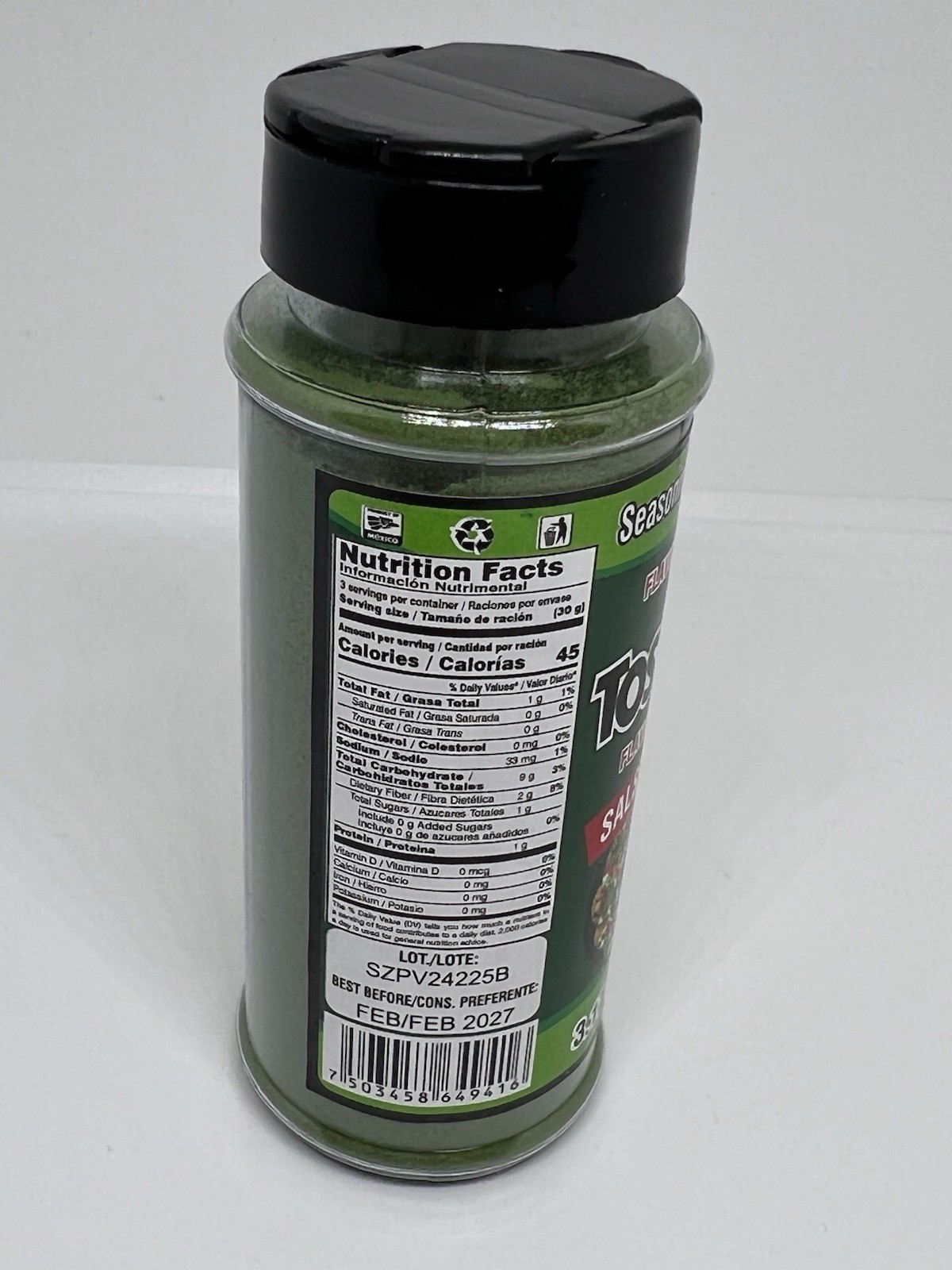 2X ORIGINAL TOSTITOS SALSA VERDE Seasoning Powder 🇲🇽 Ideal for Snacks & Fruit.