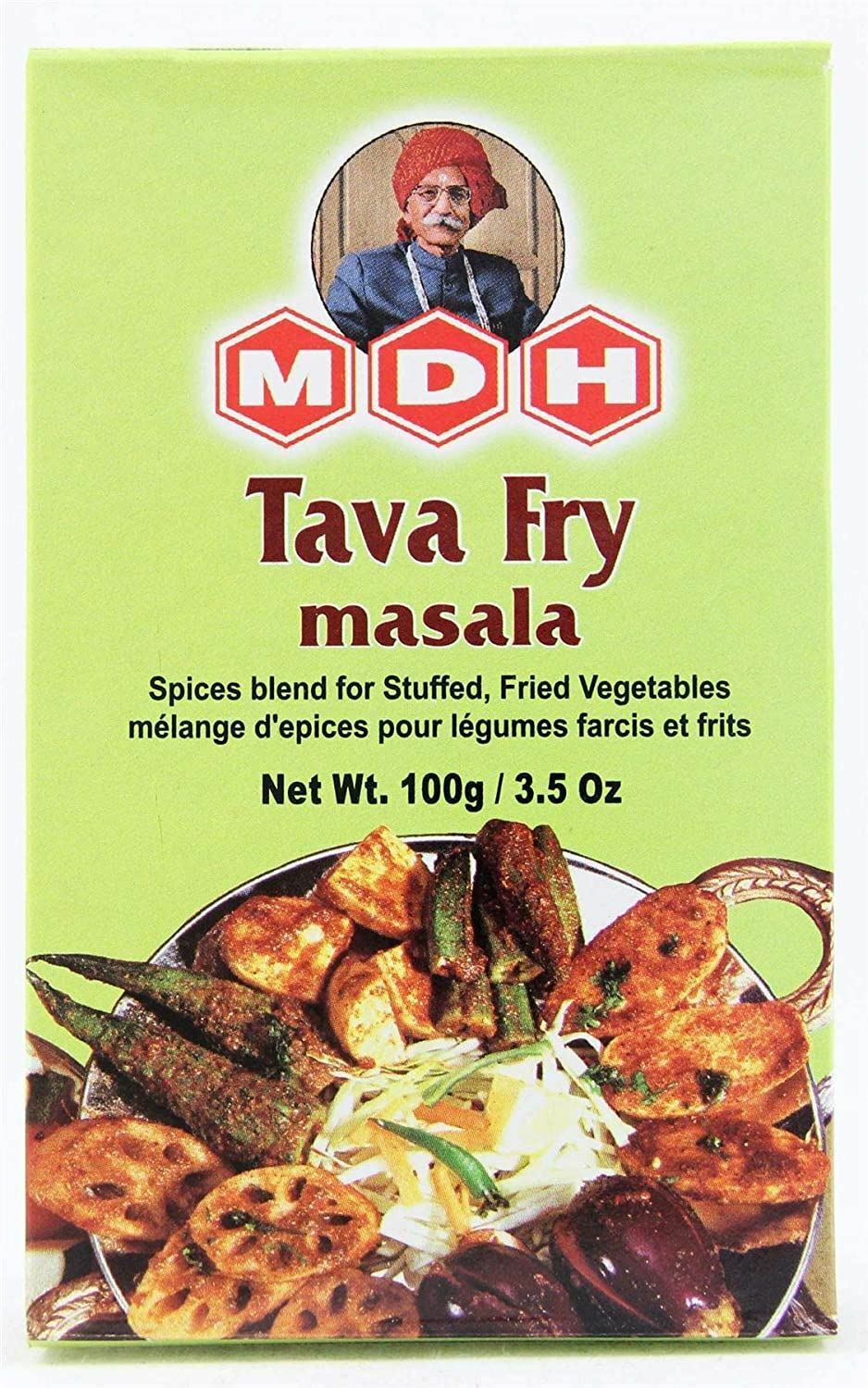 MDH – Tava Fry Masala – (spices blend for stuffed, fried vegetables) – 100g