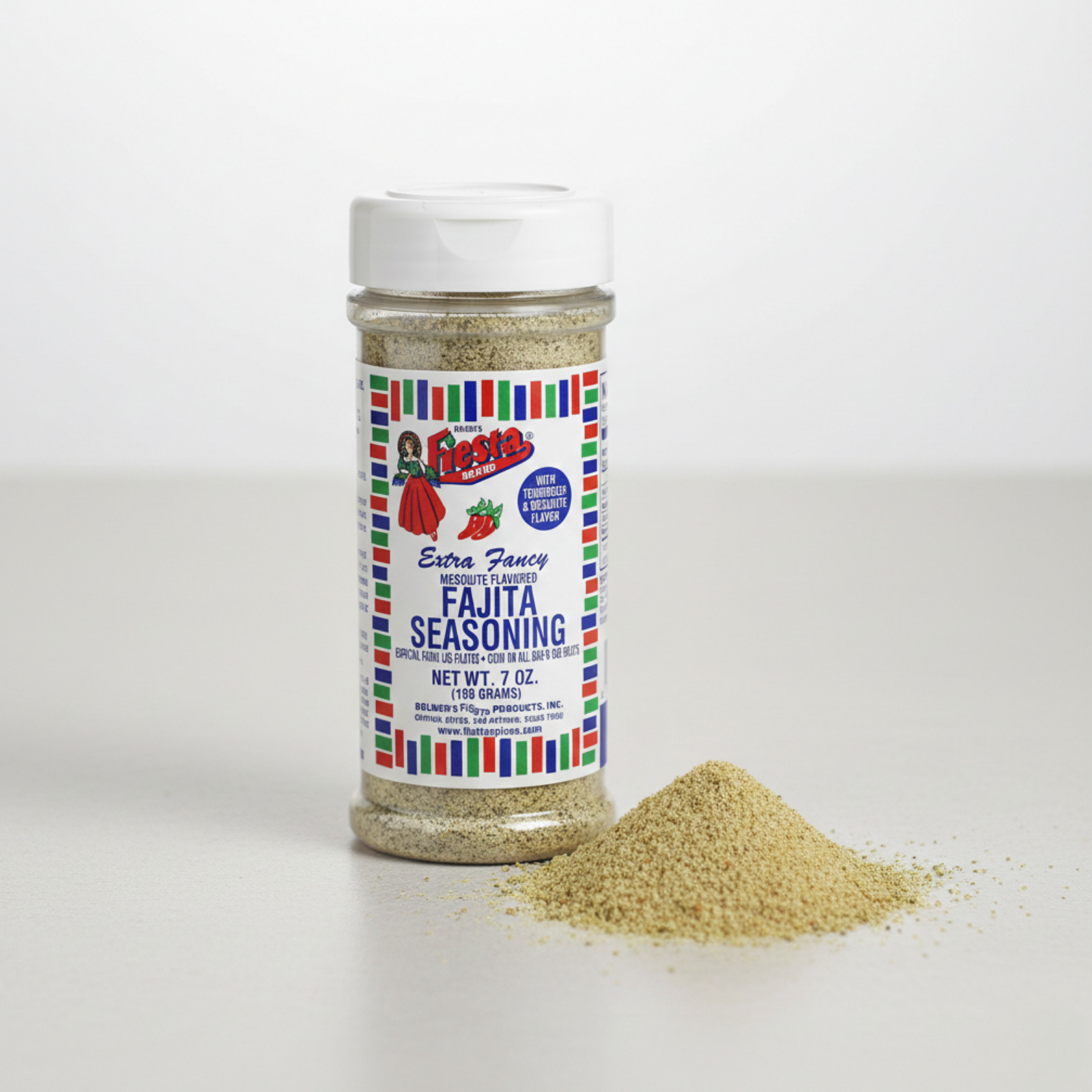 Bolner’s Fiesta Mesquite Flavored Fajita Seasoning 7 oz Smoky Texas Spice