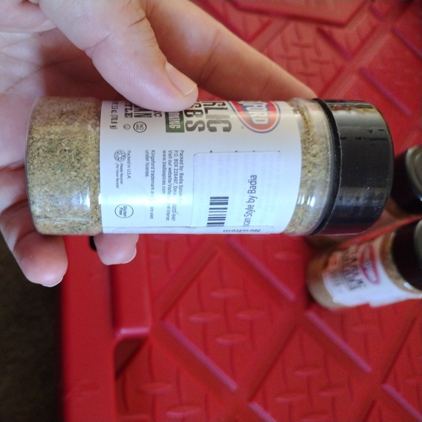 Lot Of 4 Kingsford BBQ Garlic & Herbs All Purpose Spice Seasoning 2.5 Oz Bottle
