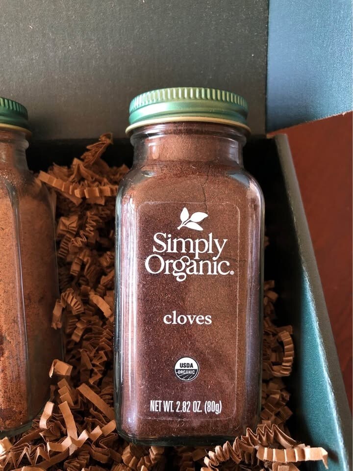 Simply Organic Spice Set (Allspice, Nutmeg, and Cloves)