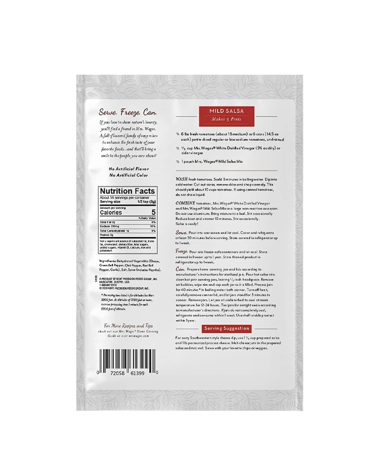 Mild Salsa Seasoning, Kosher Certified, 12-Pack
