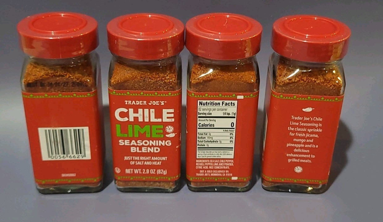 2 x Trader Joe’s Chile Lime Seasoning Blend Spice 2.9 oz NEW SEALED