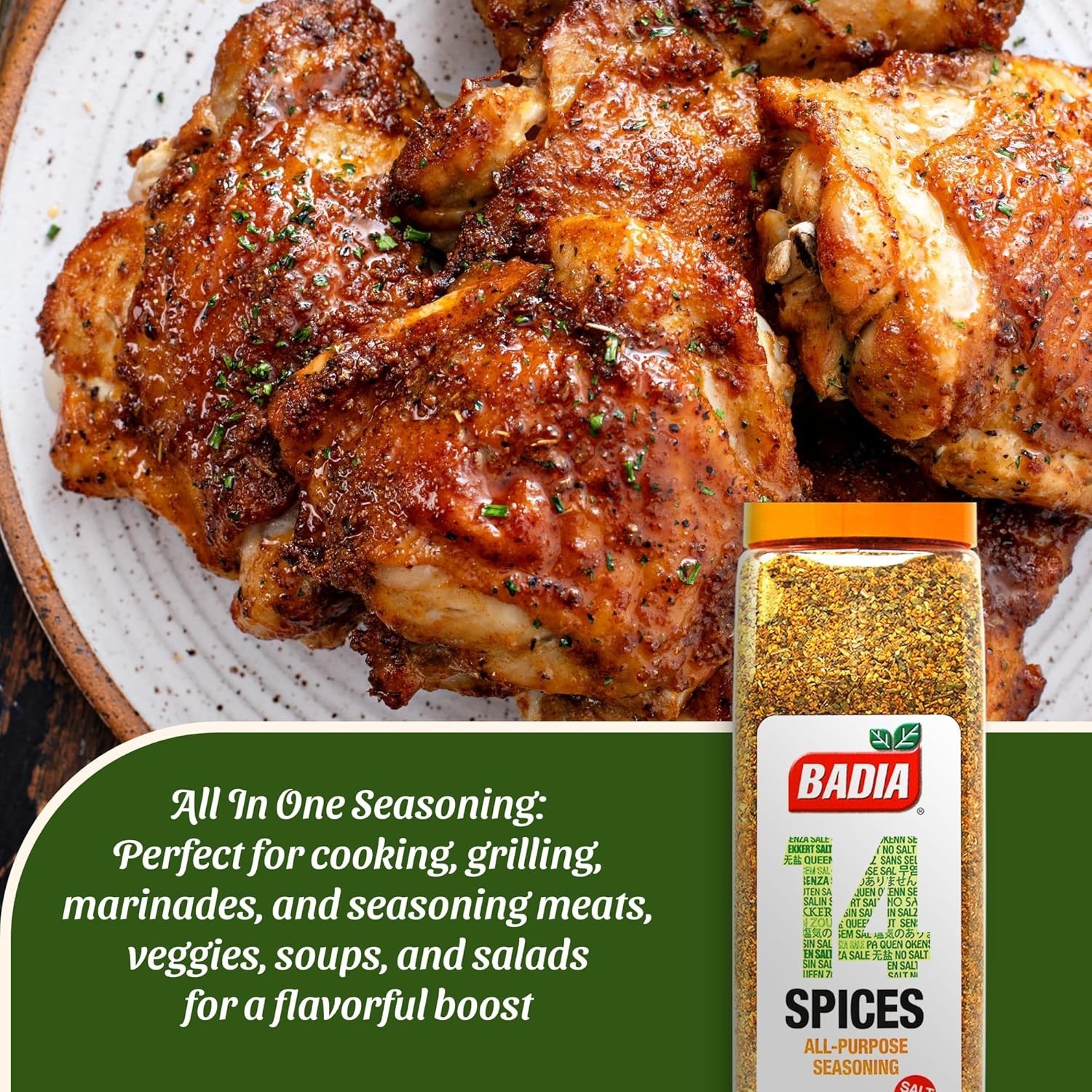 14 Spice Salt-Free Seasoning – Elevate Your Meals with Natural Ingredients 20oz