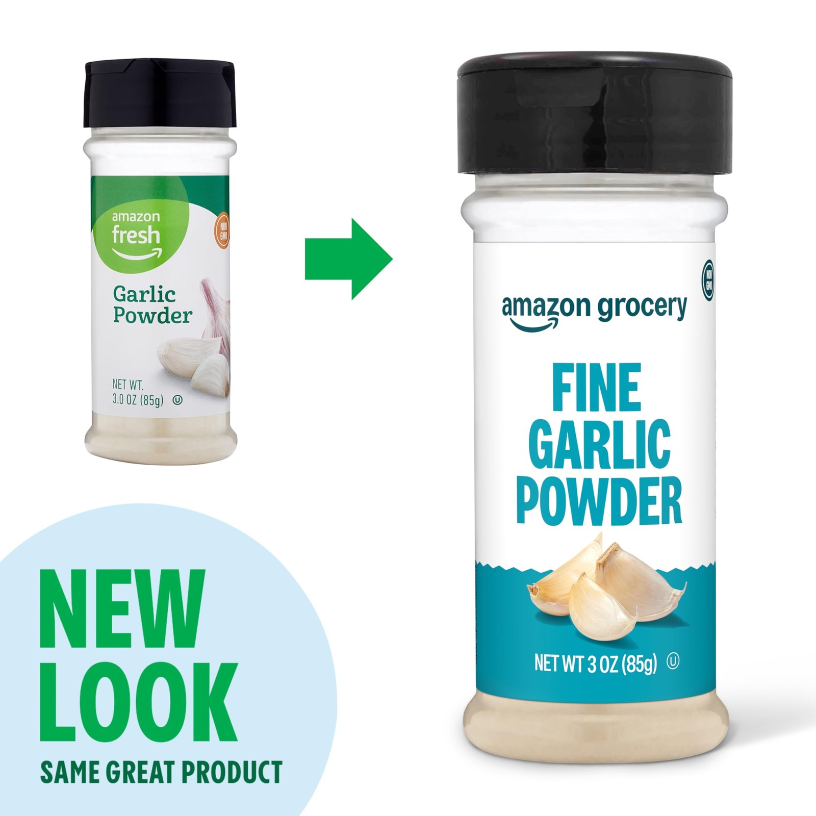 , Fine Garlic Powder, 3 Oz
