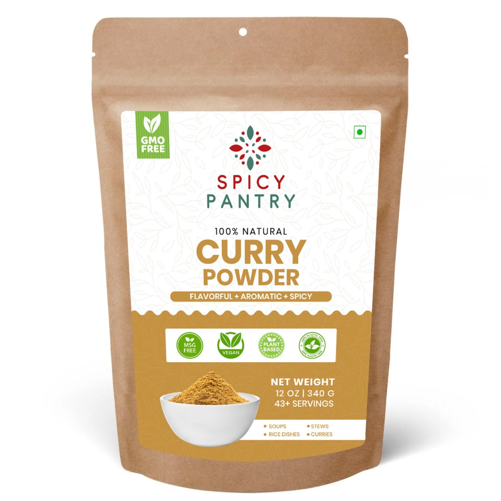 Curry Powder-Premium Quality, Aromatic Spice Blend for Cooking & Seasoning- 12oz