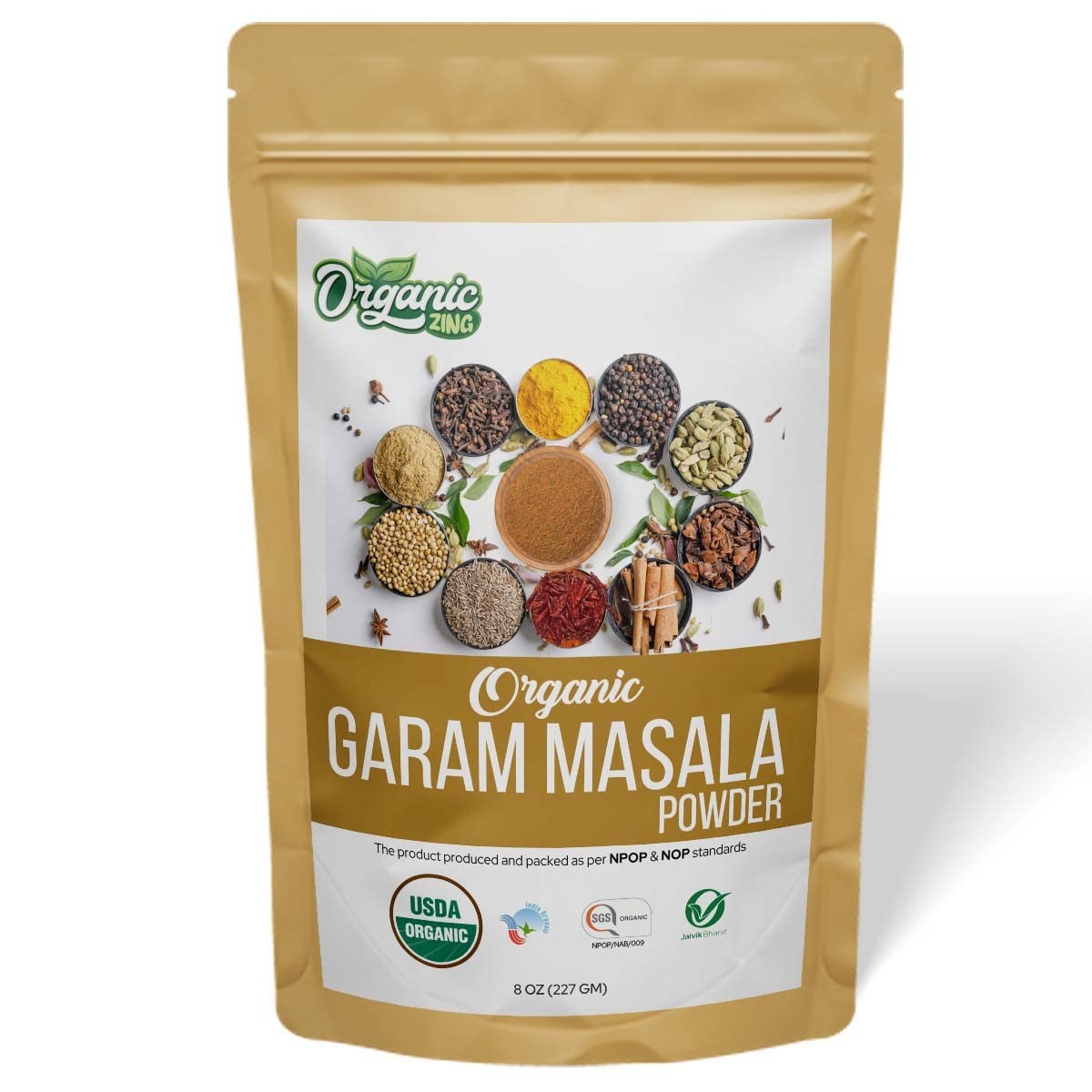 Organic Zing Garam Masala 227gm