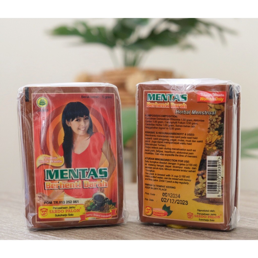 Mentas 50g 10 Sachets Herbal Powder For Craft Blending