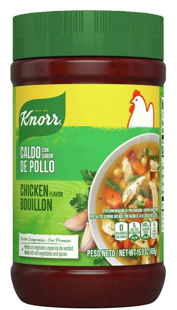 Knorr 2 Pk. Granulated Chicken Flavor Bouillon Ground, 15.9 Oz Jar