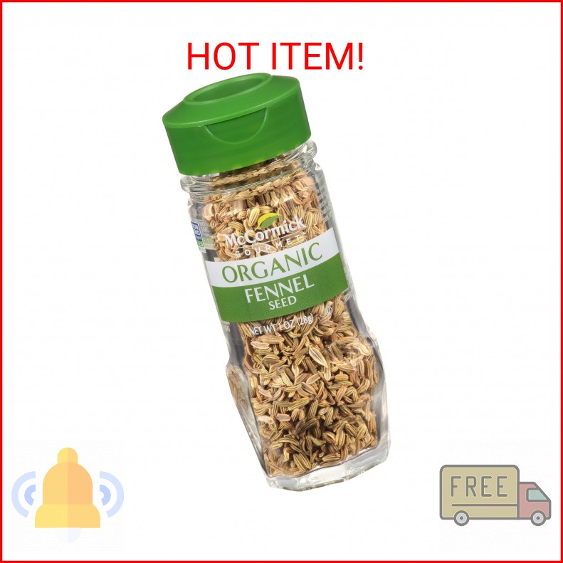 McCormick Gourmet Organic Fennel Seed, 1 oz