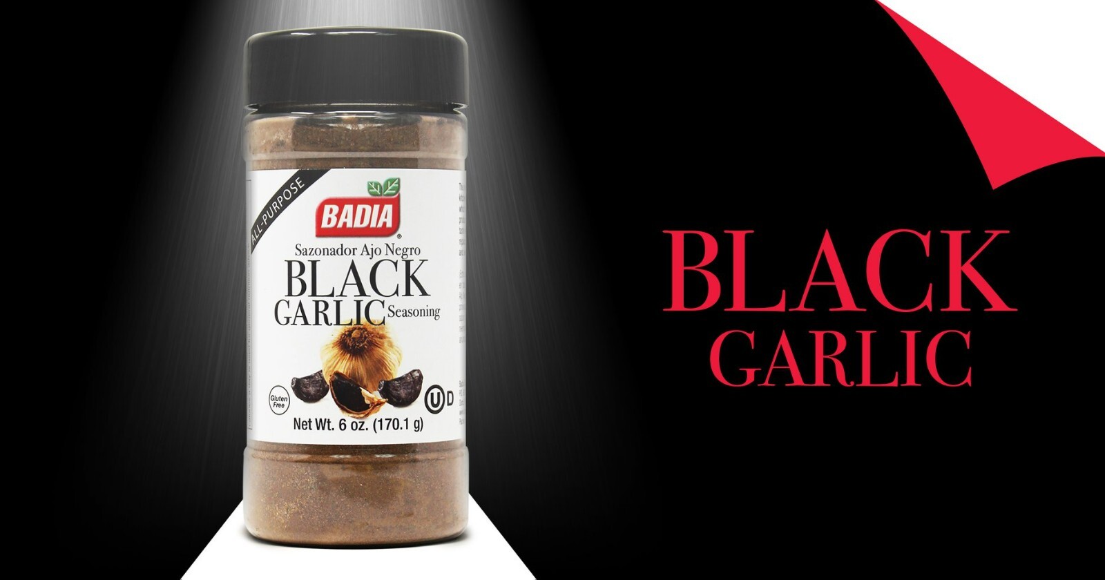 Badia® Black Garlic Seasoning / Ajo Negro 6 oz (2 Pack) Kosher & Gluten Free