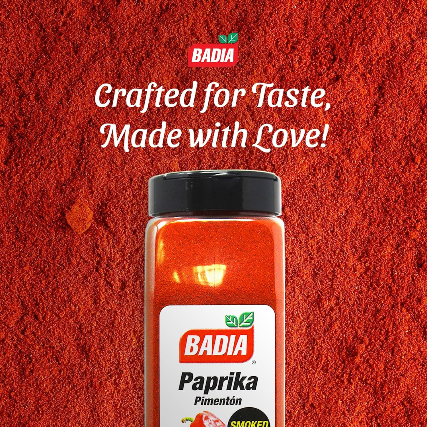 Badia Smoked Paprika 16 oz Bulk Spice Rich Smoky Flavor for Cooking & Grilling