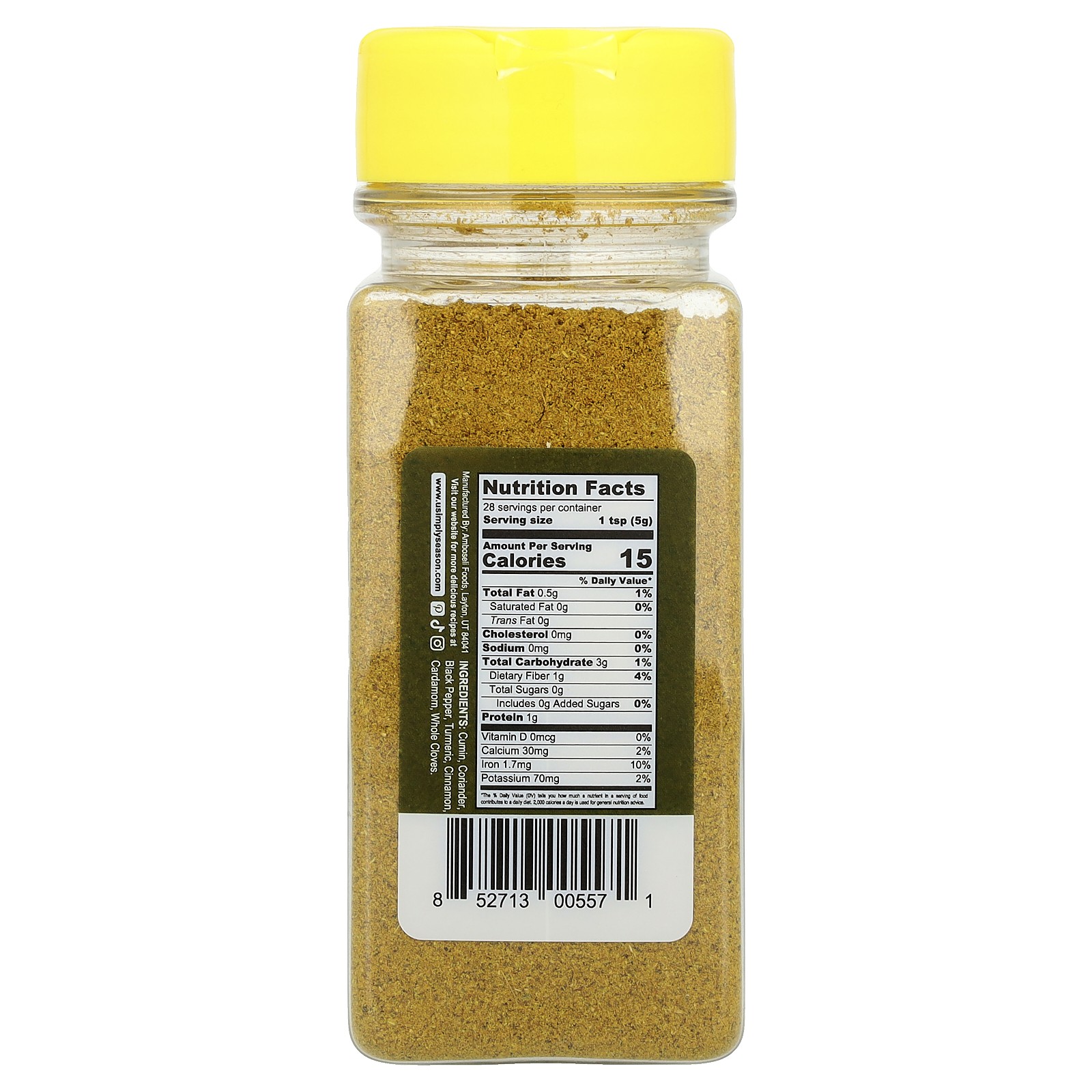 Artisan Spice Blend, Xawaash, 4.8 oz (136 g)