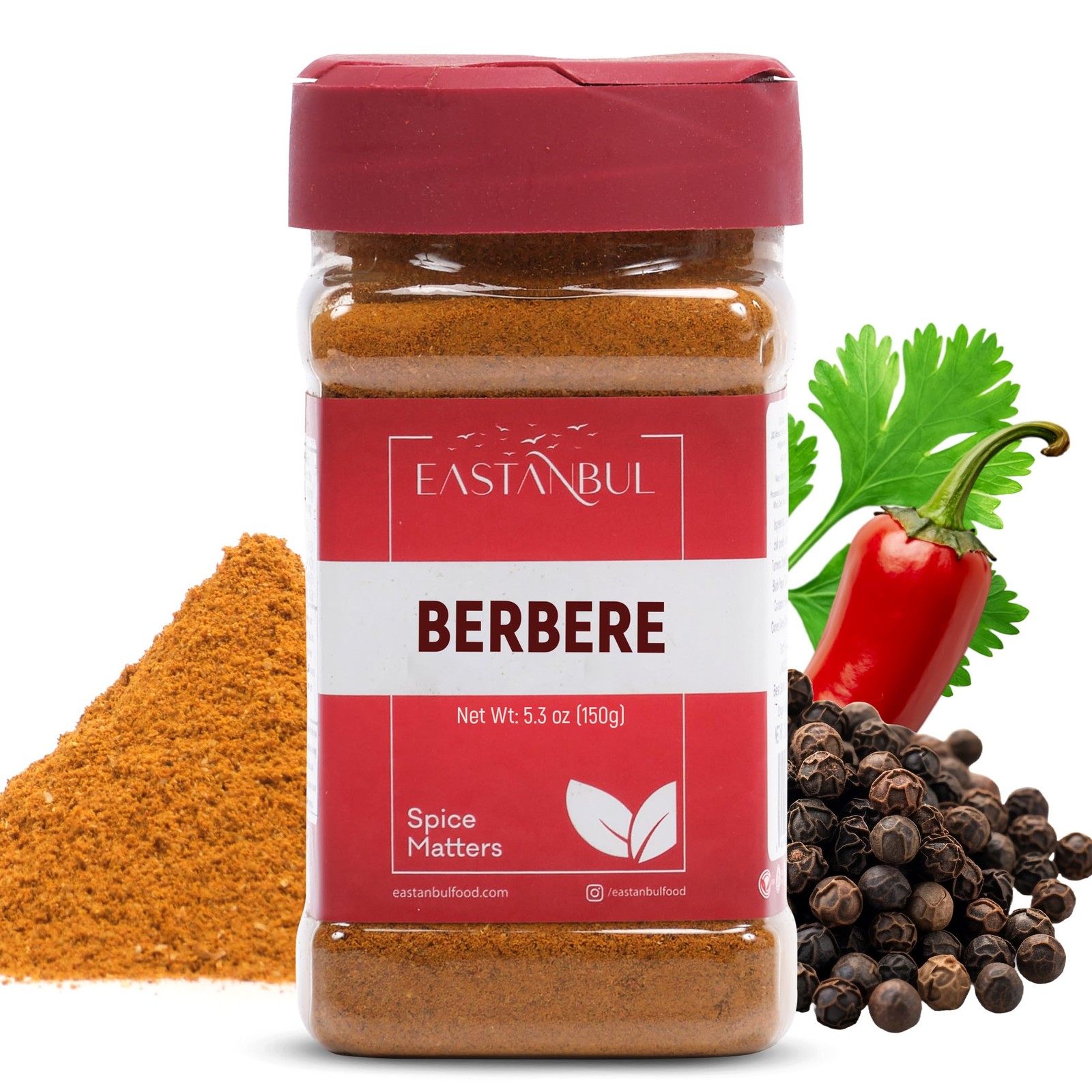 Ethiopian Berbere Spice Blend 5.3oz | Authentic Seasoning for Exotic Dishes