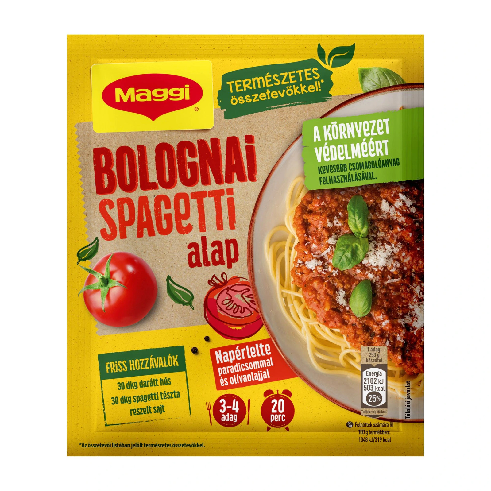 24x MAGGI Bolognese Spaghetti Base – Bolognai Spagetti Alap 42g / 1.48oz