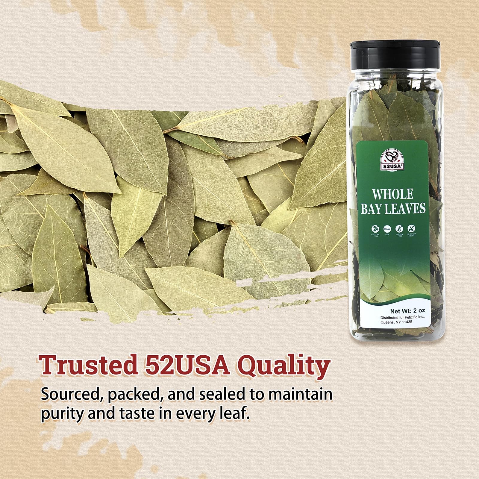 Bay Leaves Whole, 2 oz, Dried Leaf, 100% Natural, NonGMO Verified, Freshly Pa…