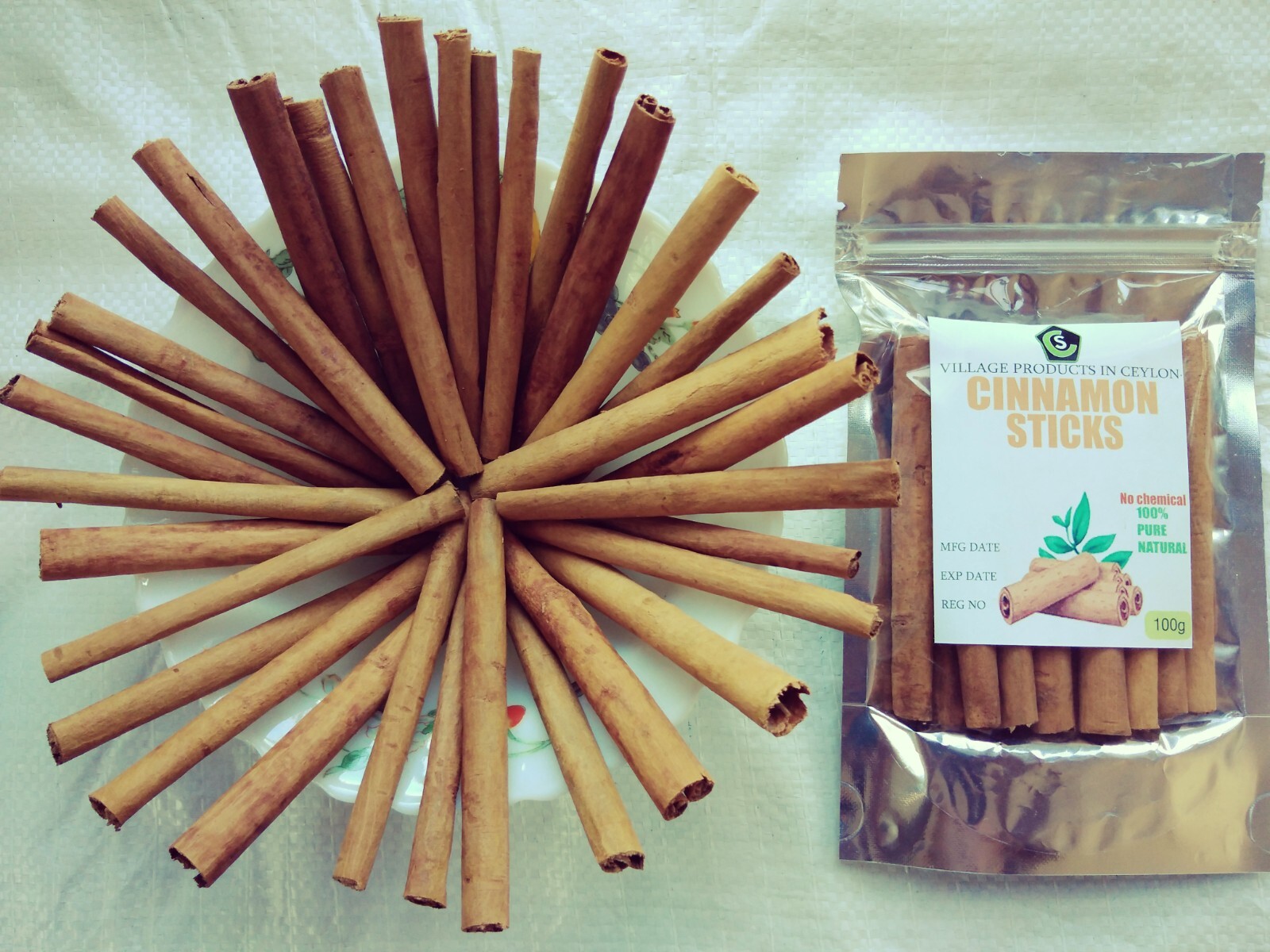 Cinnamon Sticks Ceylon Organic Pure 100% Cassia Sri Lanka Quality Alba True Prem