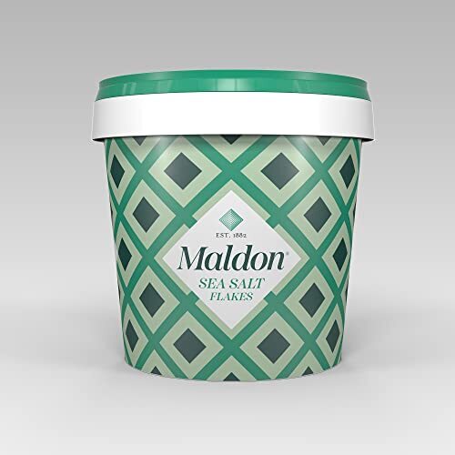 Maldon Salt Sea Salt Flakes 20 oz 570 g Resealable Tub Kosher Natural Handcra…