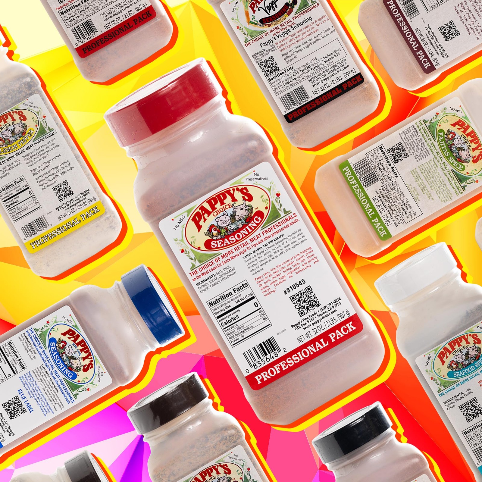 Pappy’s Choice Seasoning – Original. All-in-One Gourmet Steak & Meat Rub for Gri